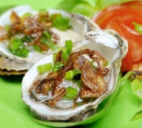 HÀU SỮA  NƯỚNG MỠ HÀNH
